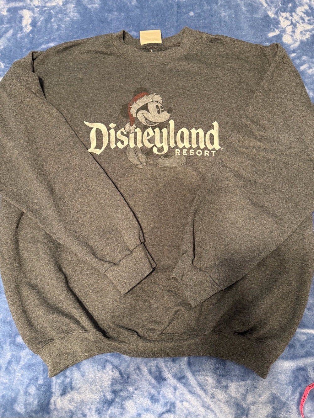 Disney Charcoal Grey Disneyland Resort Crewneck Sweatshirt